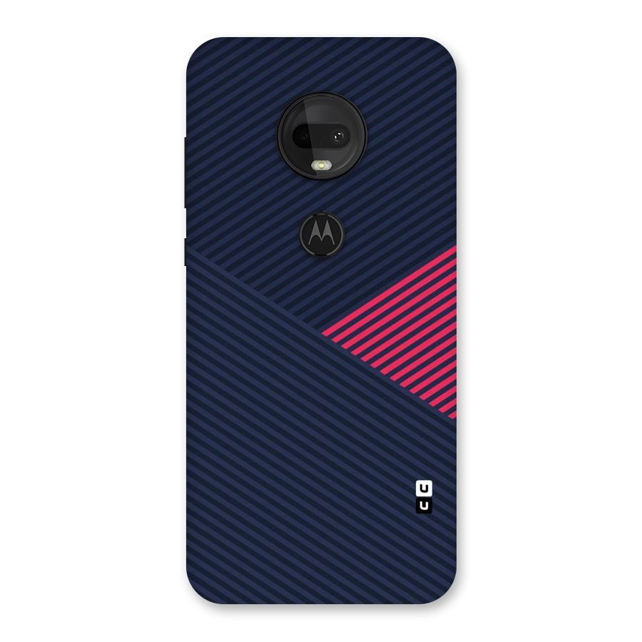 Criscros Stripes Back Case for Moto G7