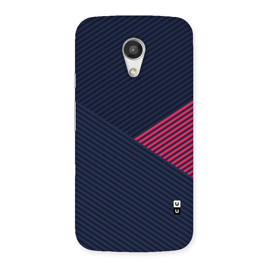 Criscros Stripes Back Case for Moto G 2nd Gen