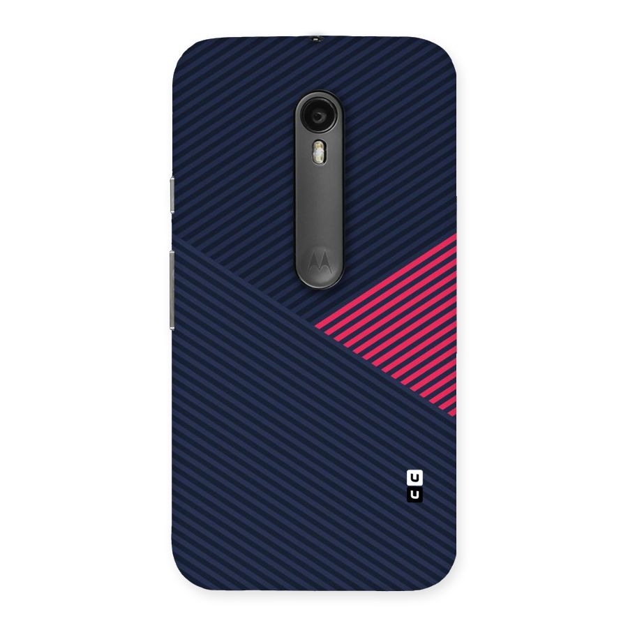 Criscros Stripes Back Case for Moto G Turbo