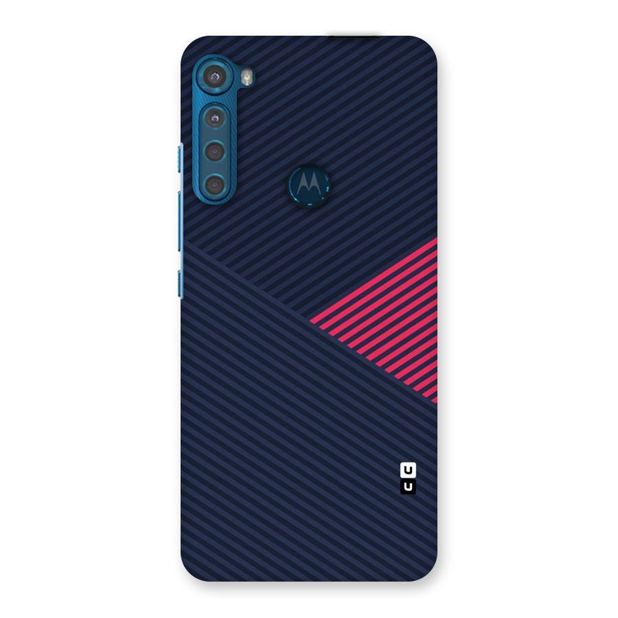 Criscros Stripes Back Case for Motorola One Fusion Plus