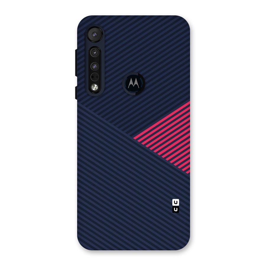 Criscros Stripes Back Case for Motorola One Macro