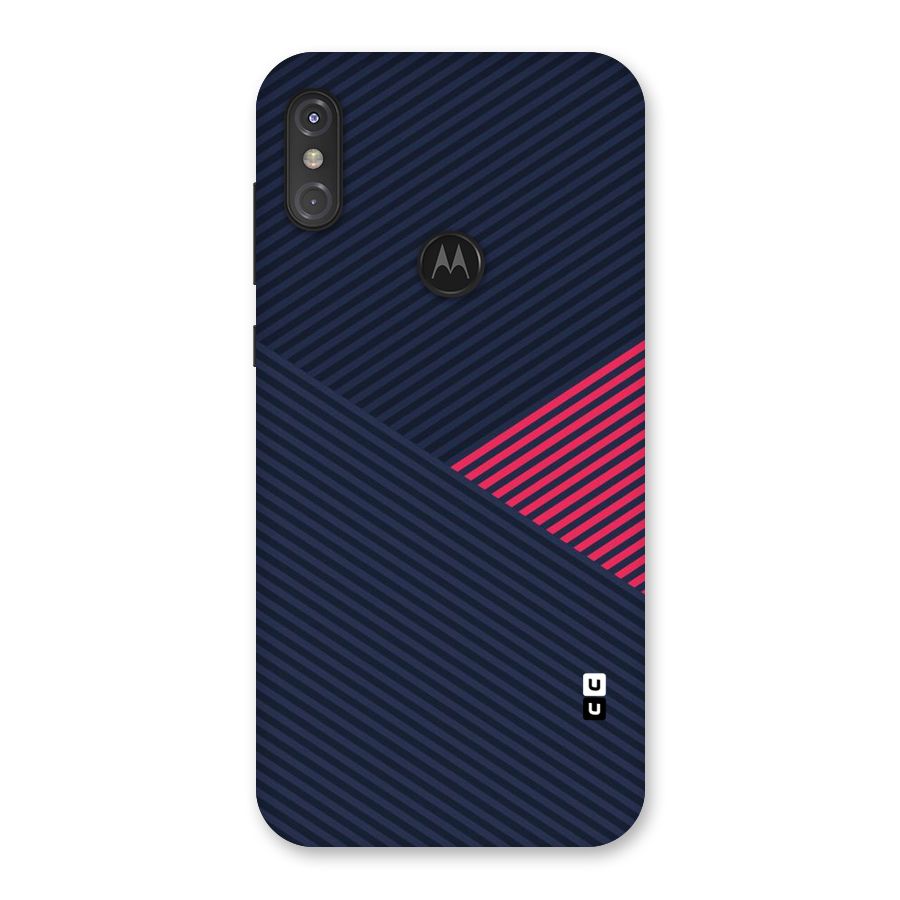 Criscros Stripes Back Case for Motorola One Power