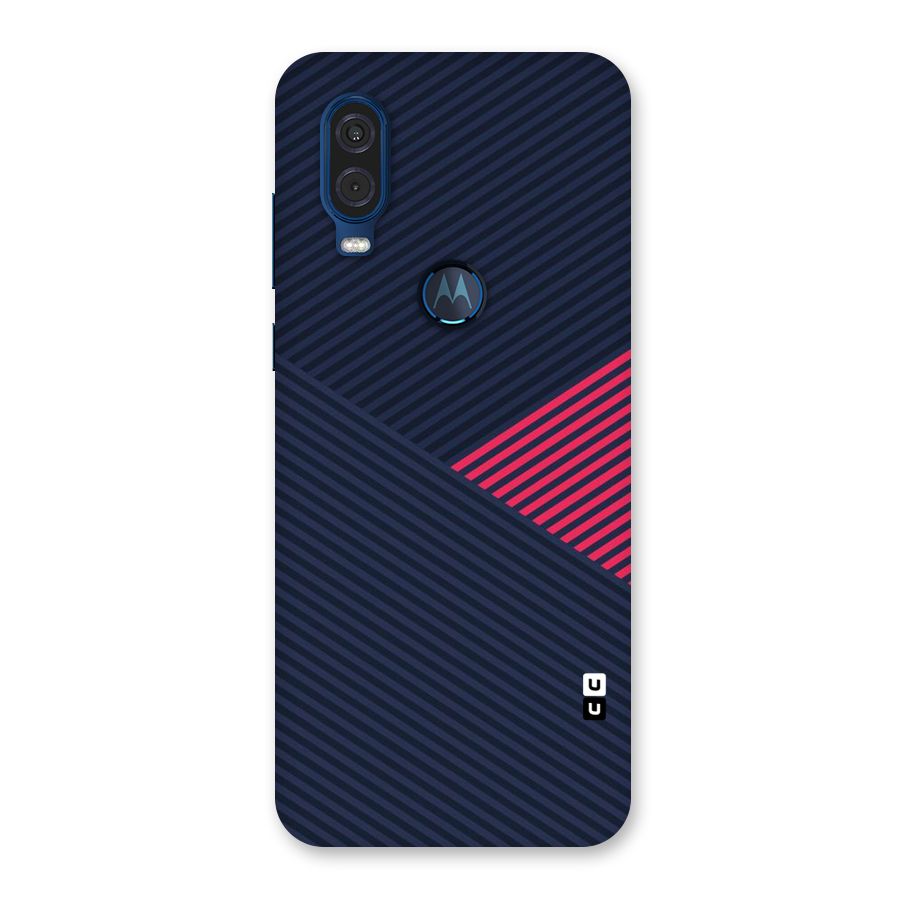Criscros Stripes Back Case for Motorola One Vision