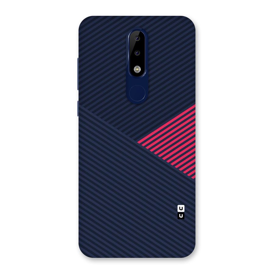 Criscros Stripes Back Case for Nokia 5.1 Plus