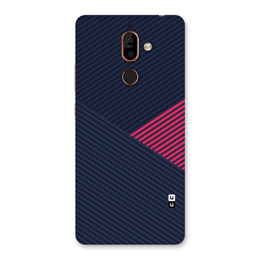 Criscros Stripes Back Case for Nokia 7 Plus