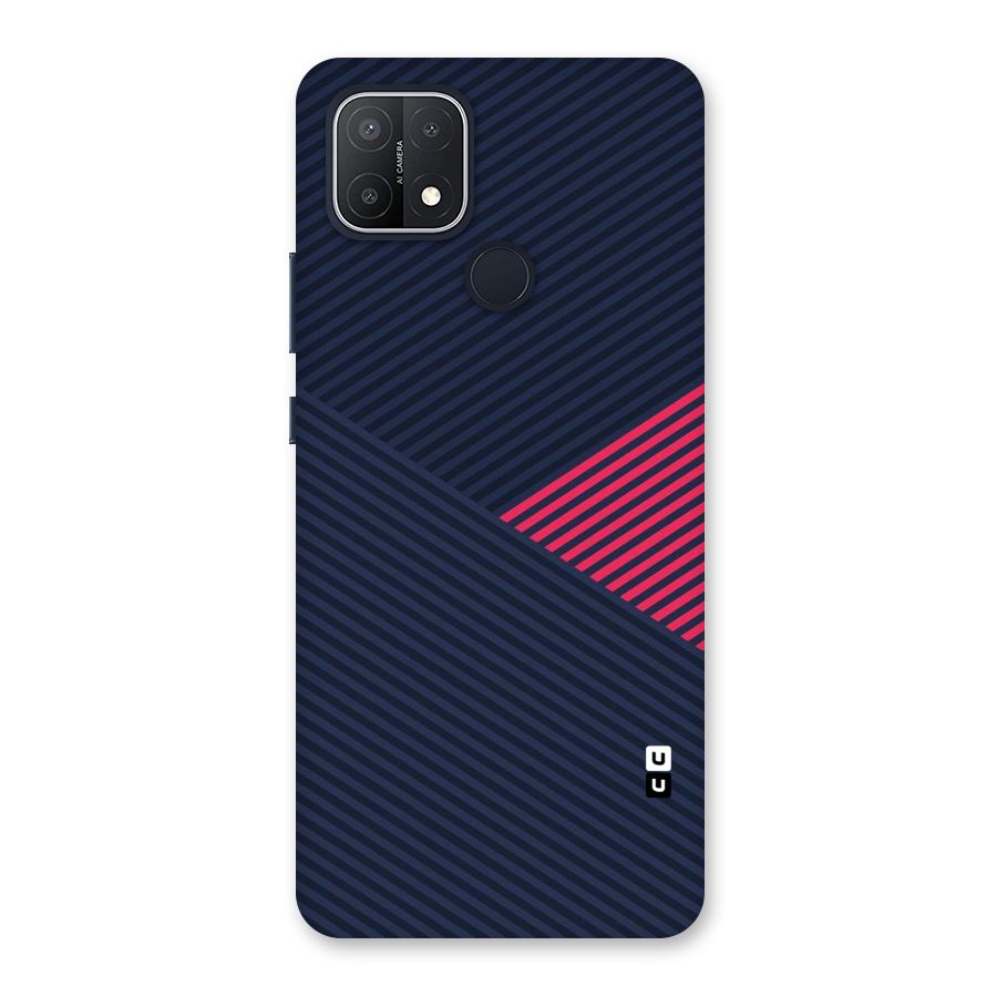Criscros Stripes Back Case for Oppo A15