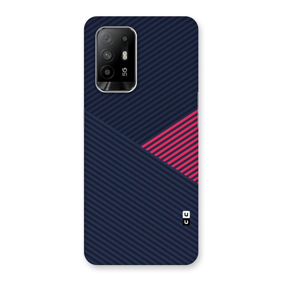 Criscros Stripes Back Case for Oppo F19 Pro Plus 5G