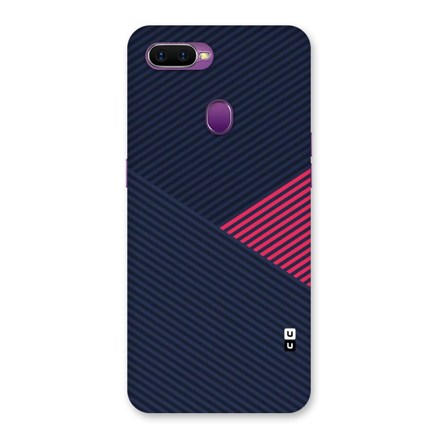 Criscros Stripes Back Case for Oppo F9