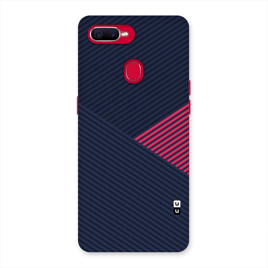 Criscros Stripes Back Case for Oppo F9 Pro