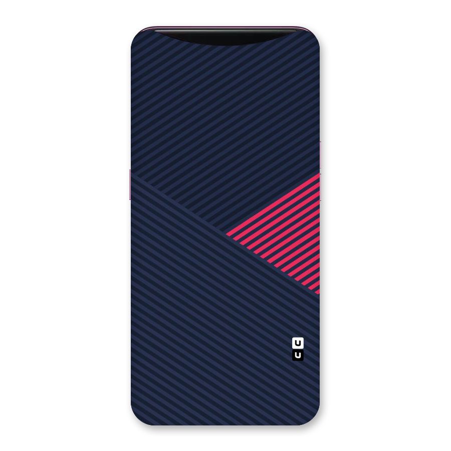 Criscros Stripes Back Case for Oppo Find X