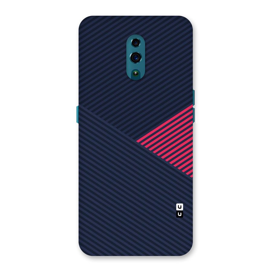 Criscros Stripes Back Case for Oppo Reno