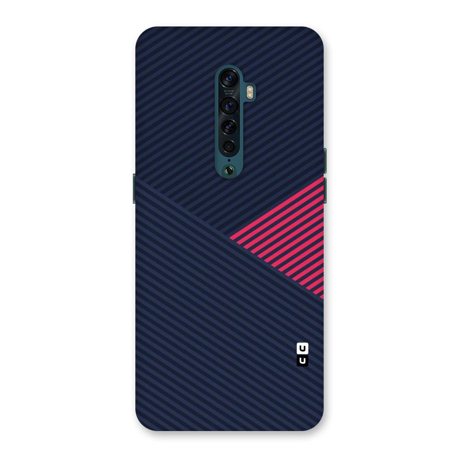 Criscros Stripes Back Case for Oppo Reno2