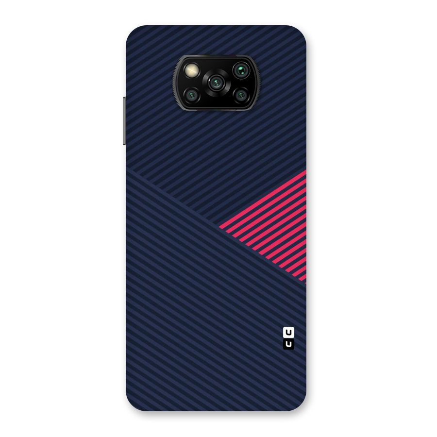 Criscros Stripes Back Case for Poco X3