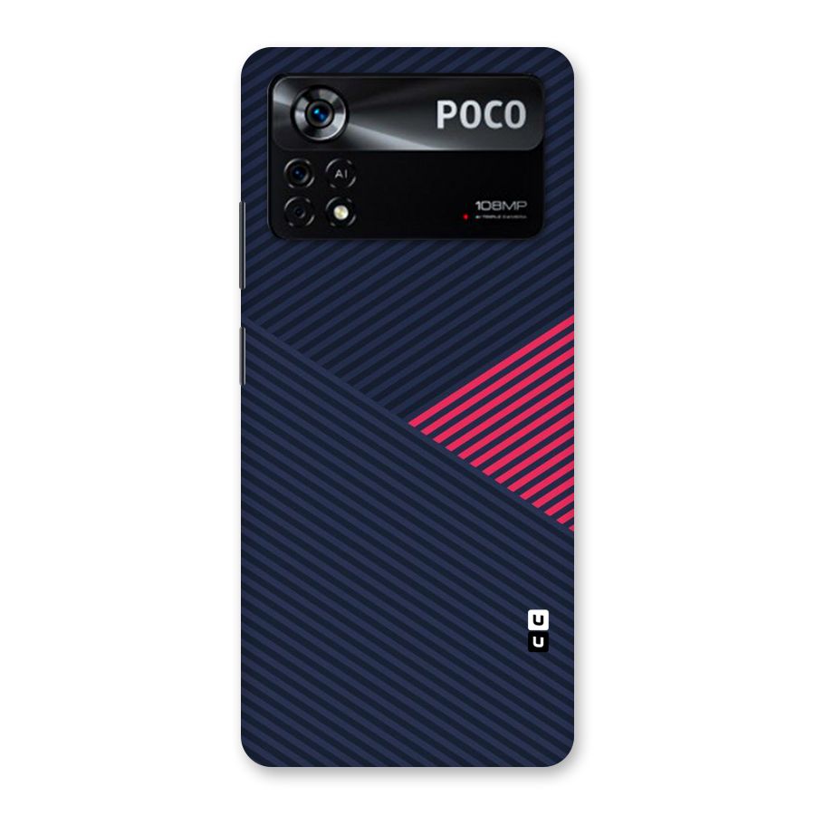 Criscros Stripes Back Case for Poco X4 Pro 5G