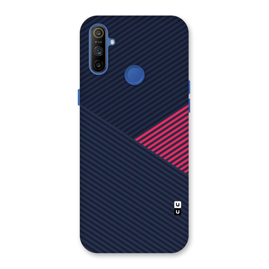 Criscros Stripes Back Case for Realme Narzo 10A
