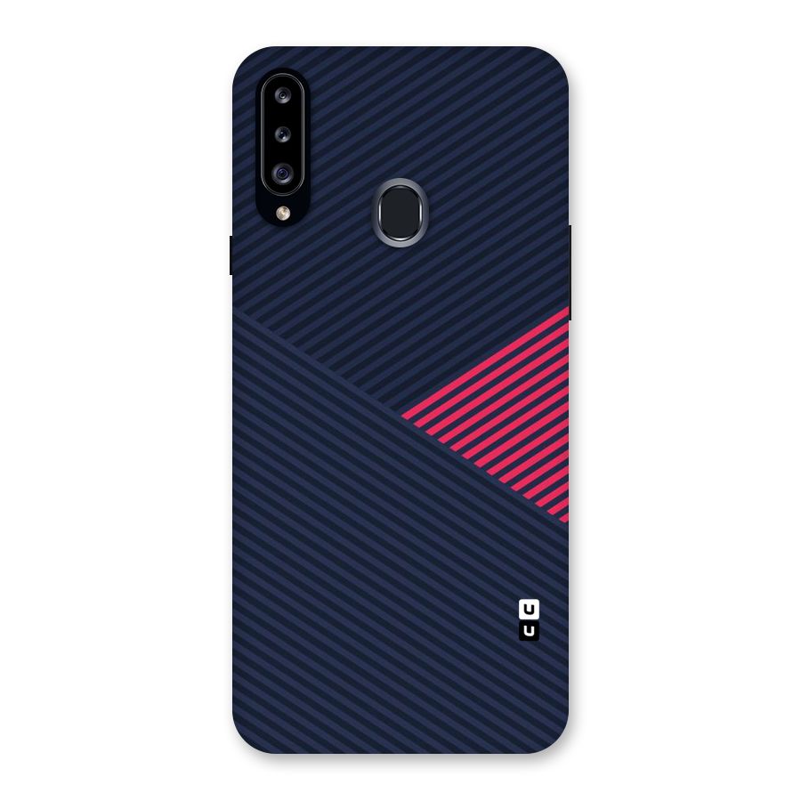 Criscros Stripes Back Case for Samsung Galaxy A20s