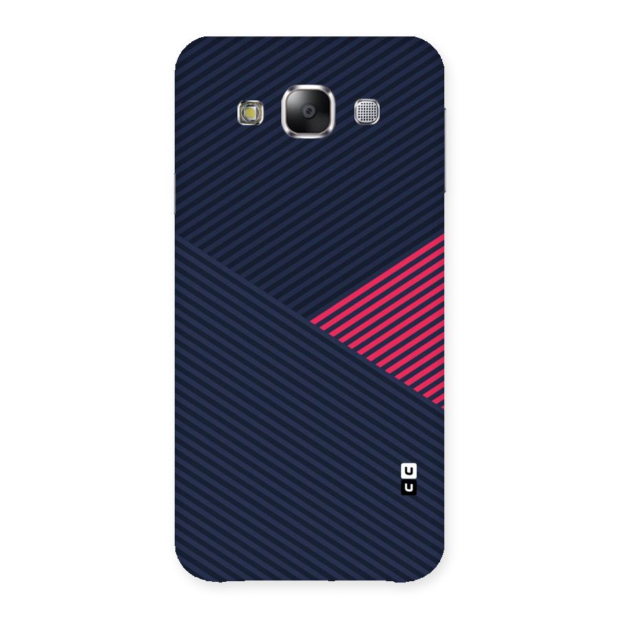 Criscros Stripes Back Case for Samsung Galaxy E5