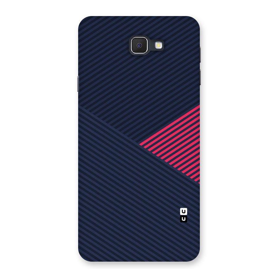 Criscros Stripes Back Case for Samsung Galaxy J7 Prime