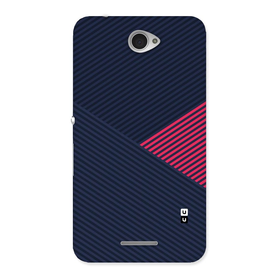 Criscros Stripes Back Case for Sony Xperia E4