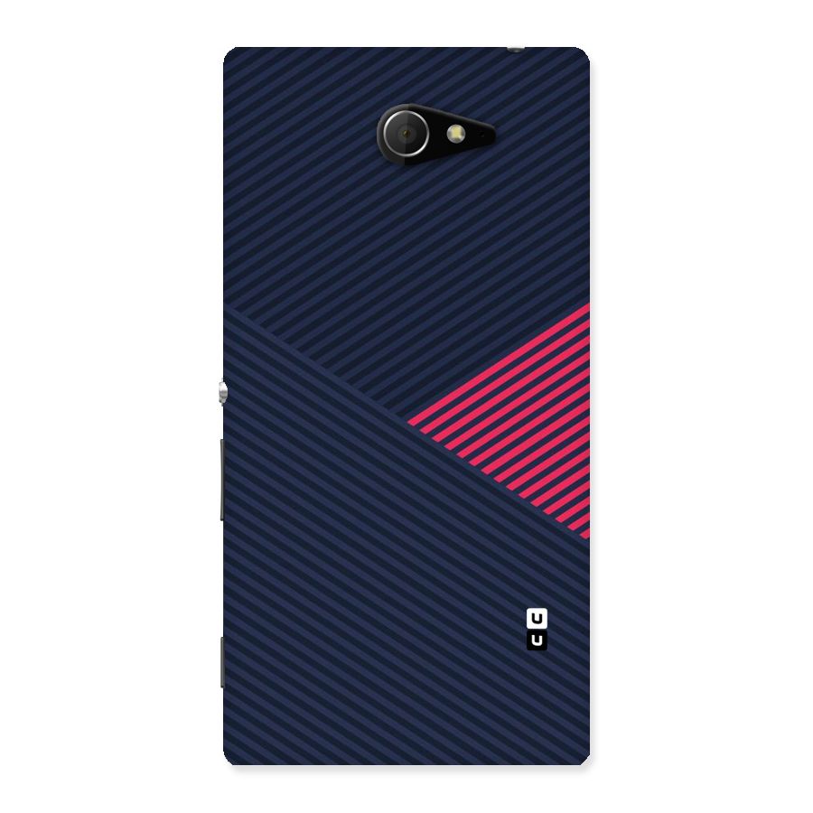 Criscros Stripes Back Case for Sony Xperia M2