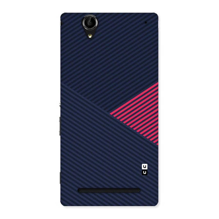 Criscros Stripes Back Case for Sony Xperia T2