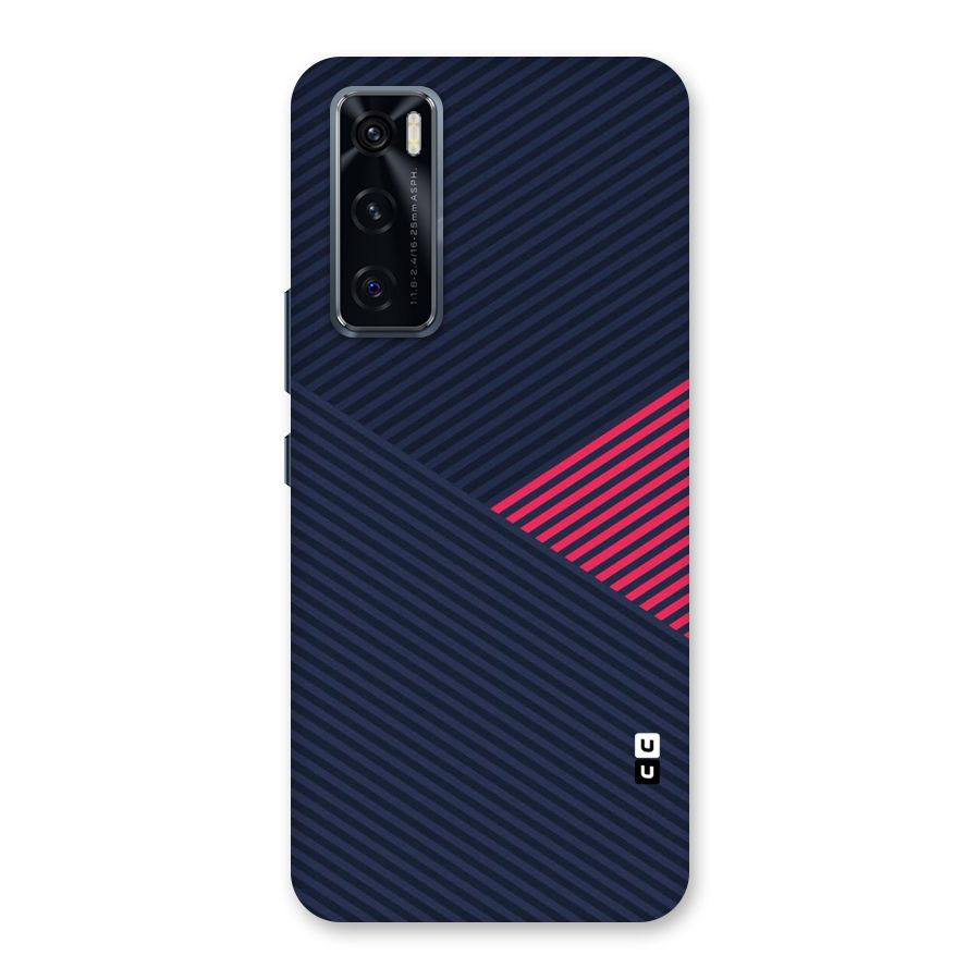 Criscros Stripes Back Case for Vivo V20 SE