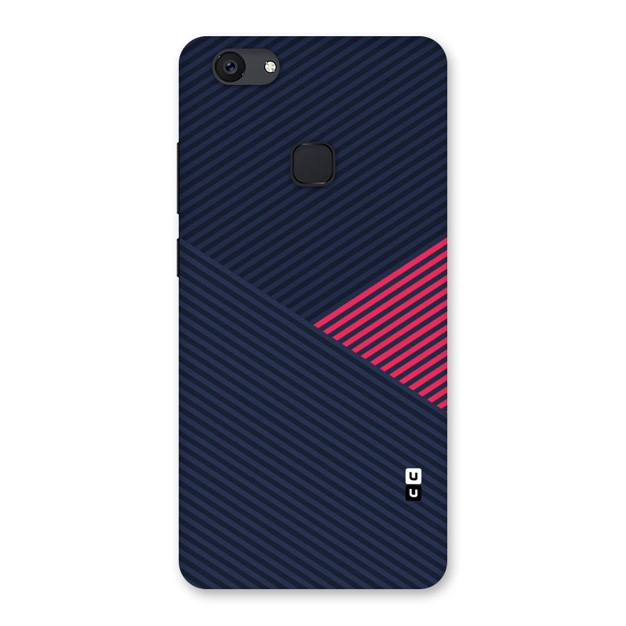 Criscros Stripes Back Case for Vivo V7 Plus