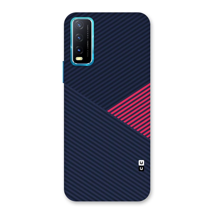 Criscros Stripes Back Case for Vivo Y20