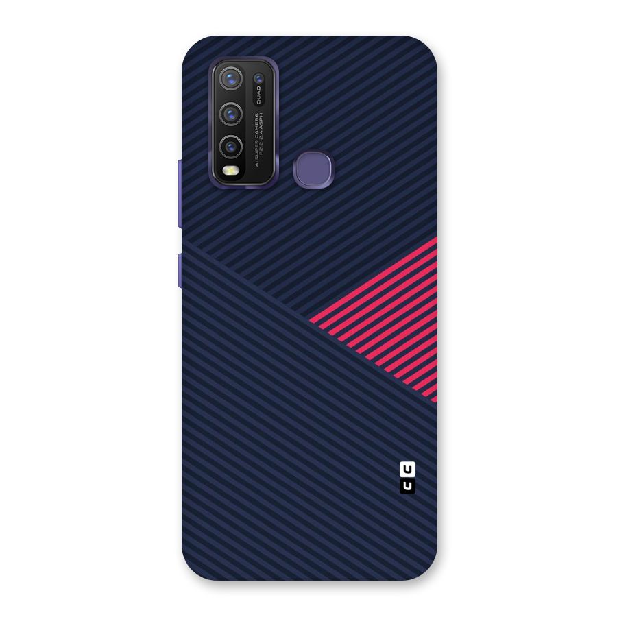 Criscros Stripes Back Case for Vivo Y30