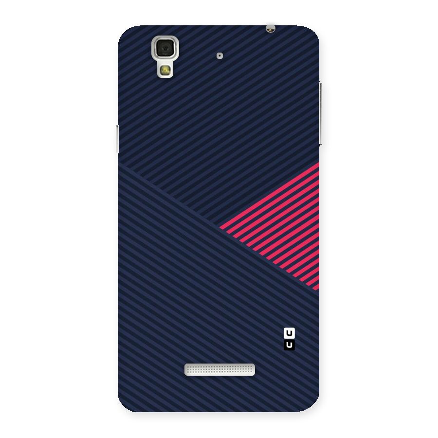 Criscros Stripes Back Case for YU Yureka Plus