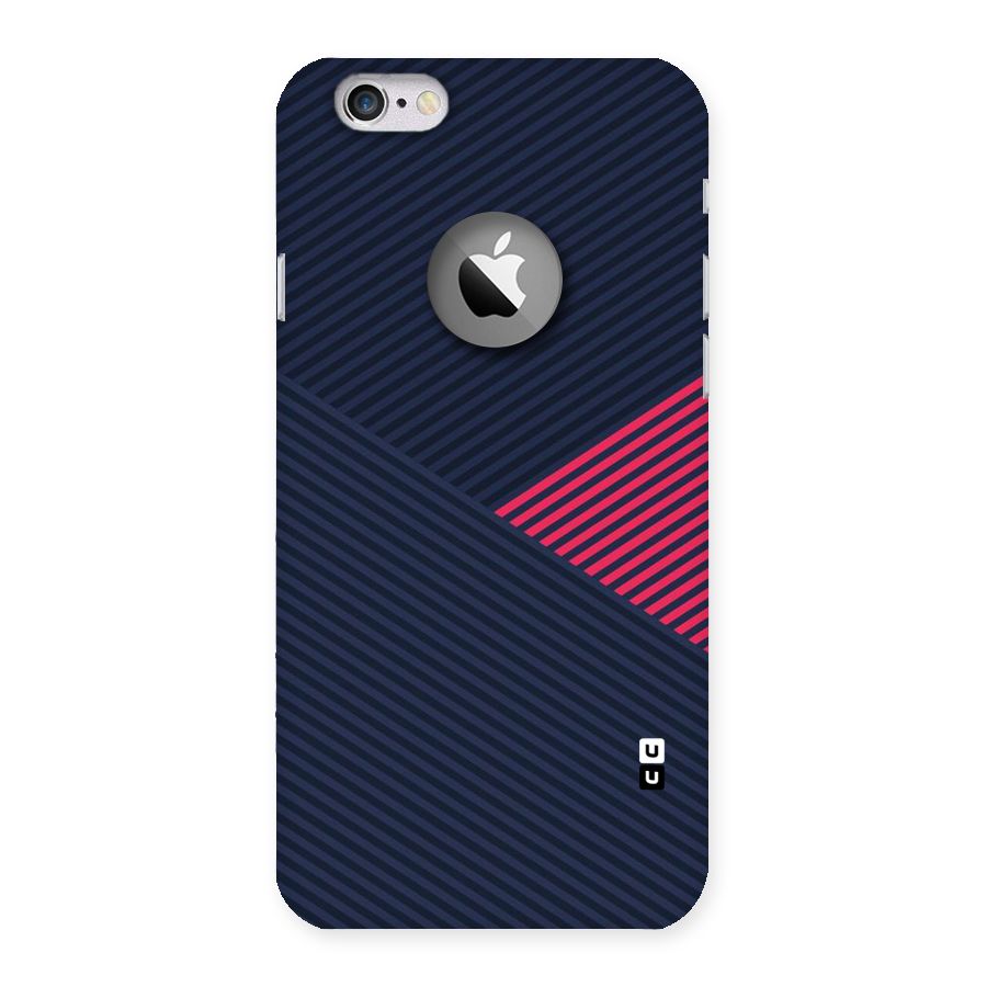 Criscros Stripes Back Case for iPhone 6 Logo Cut