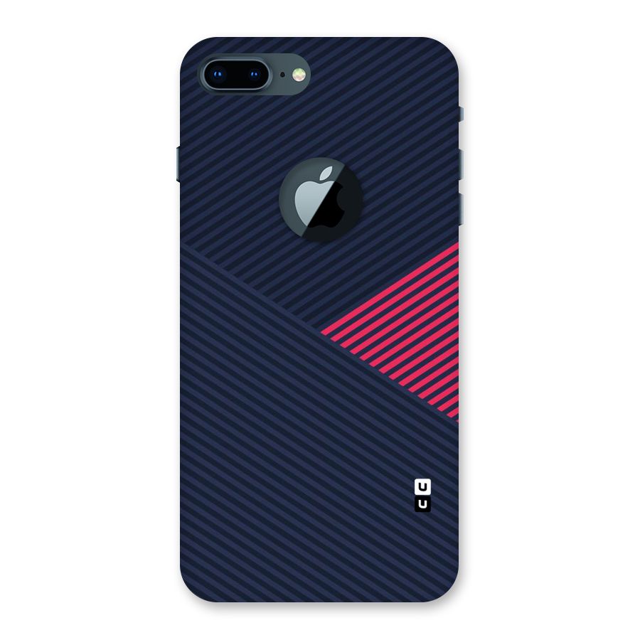 Criscros Stripes Back Case for iPhone 7 Plus Logo Cut