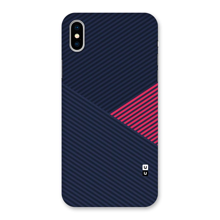 Criscros Stripes Back Case for iPhone XS