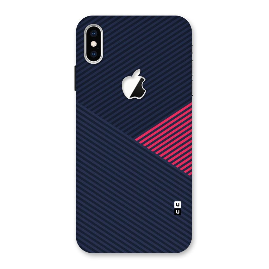 Criscros Stripes Back Case for iPhone XS Max Apple Cut