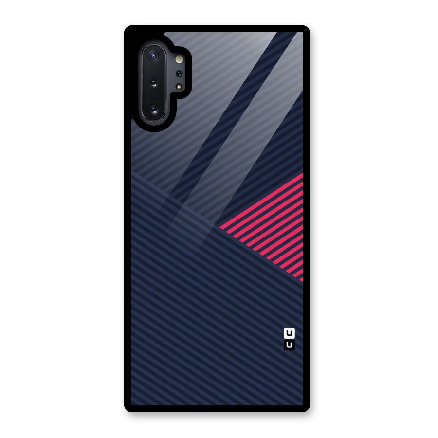 Criscros Stripes Glass Back Case for Galaxy Note 10 Plus