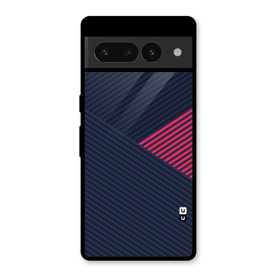 Criscros Stripes Glass Back Case for Google Pixel 7 Pro