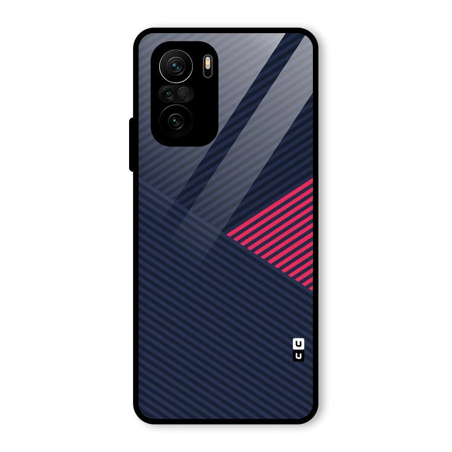 Criscros Stripes Glass Back Case for Mi 11x