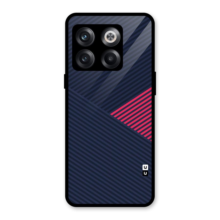 Criscros Stripes Glass Back Case for OnePlus 10T