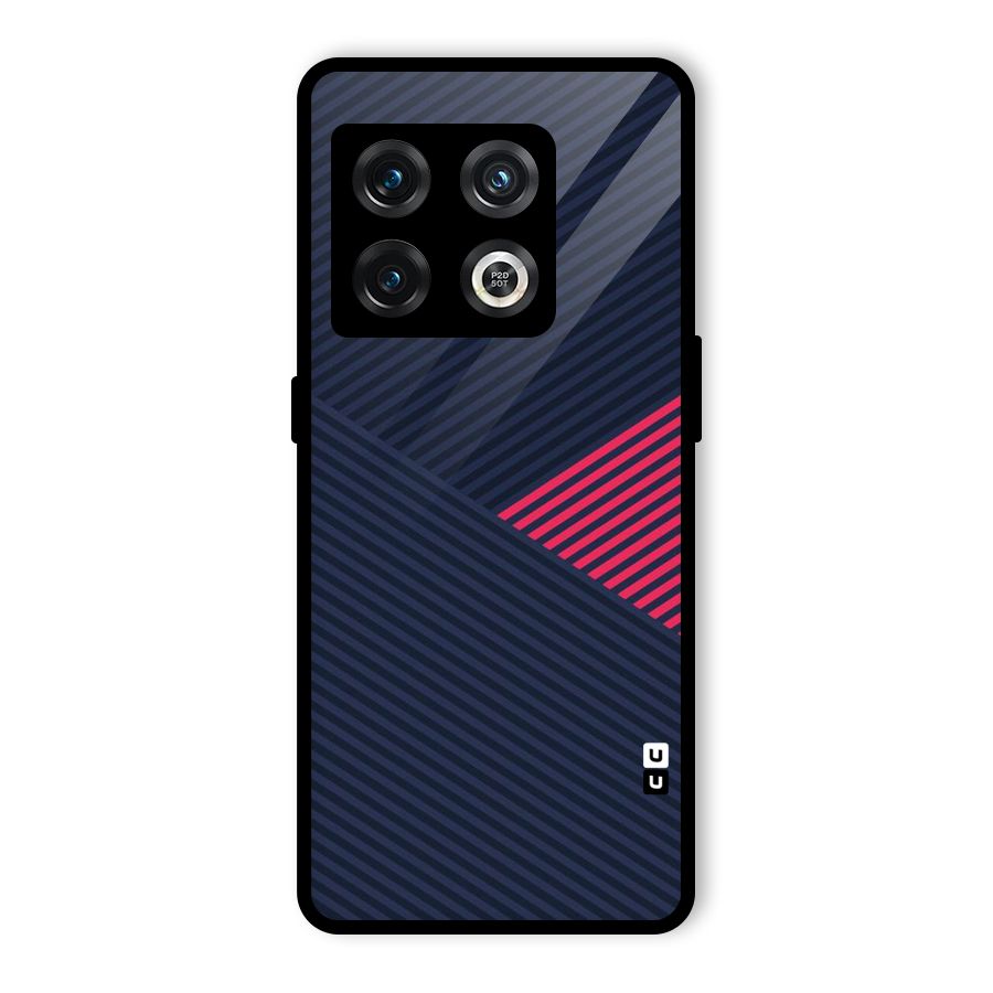 Criscros Stripes Glass Back Case for OnePlus 10 Pro 5G