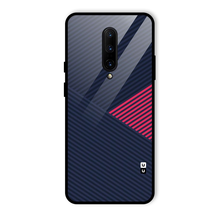 Criscros Stripes Glass Back Case for OnePlus 7 Pro
