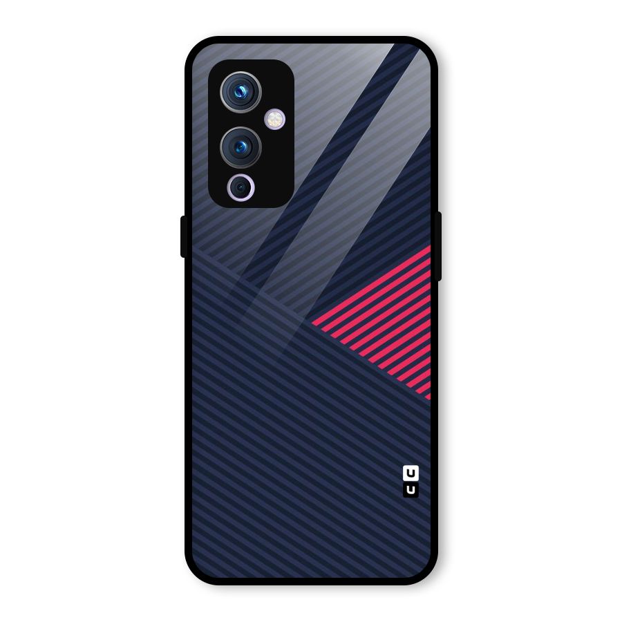 Criscros Stripes Glass Back Case for OnePlus 9