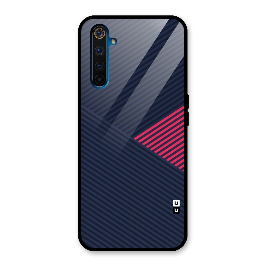 Criscros Stripes Glass Back Case for Realme 6 Pro