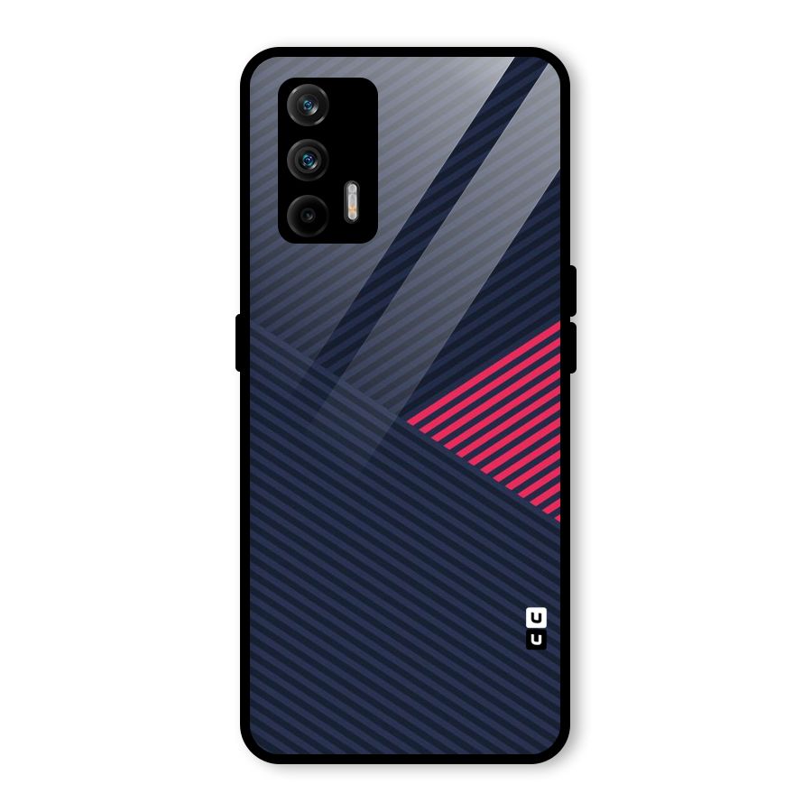 Criscros Stripes Glass Back Case for Realme GT 5G