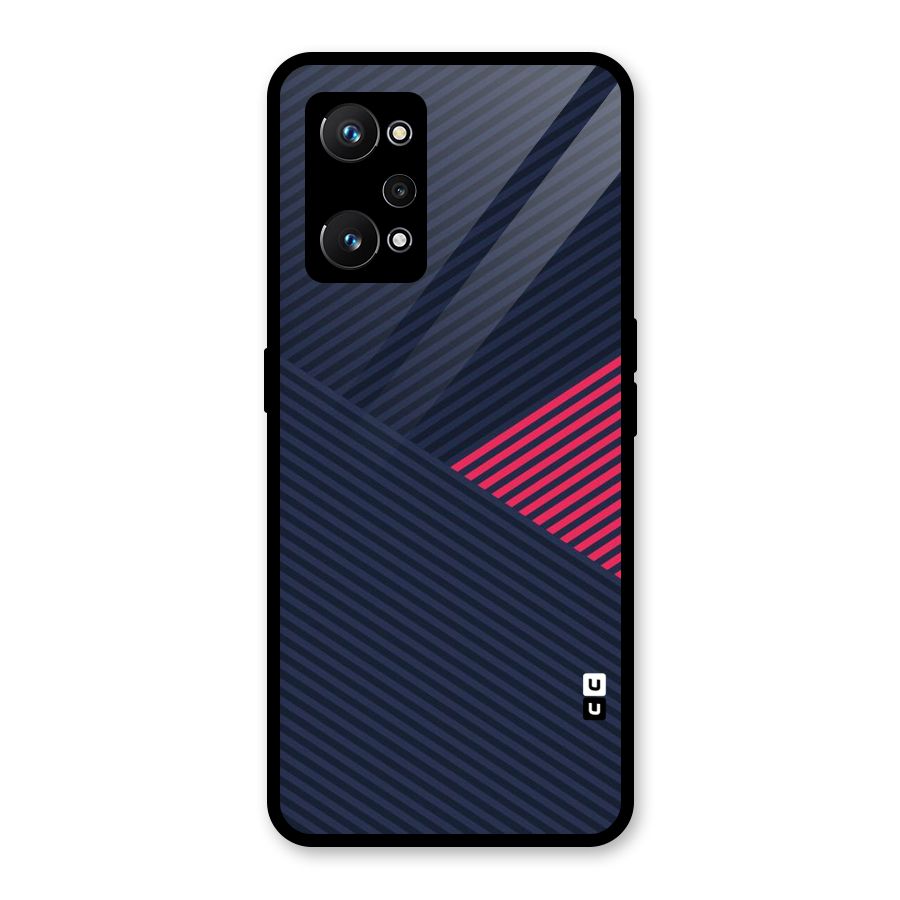Criscros Stripes Glass Back Case for Realme GT Neo 3T