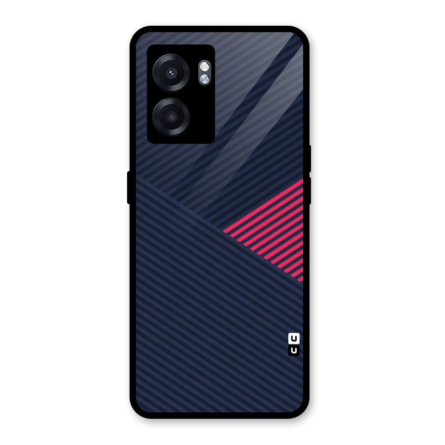 Criscros Stripes Glass Back Case for Realme Narzo 50 5G