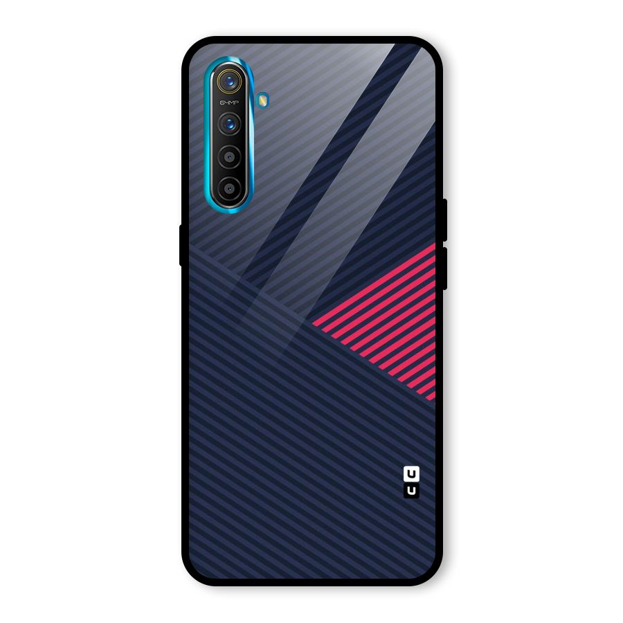 Criscros Stripes Glass Back Case for Realme X2