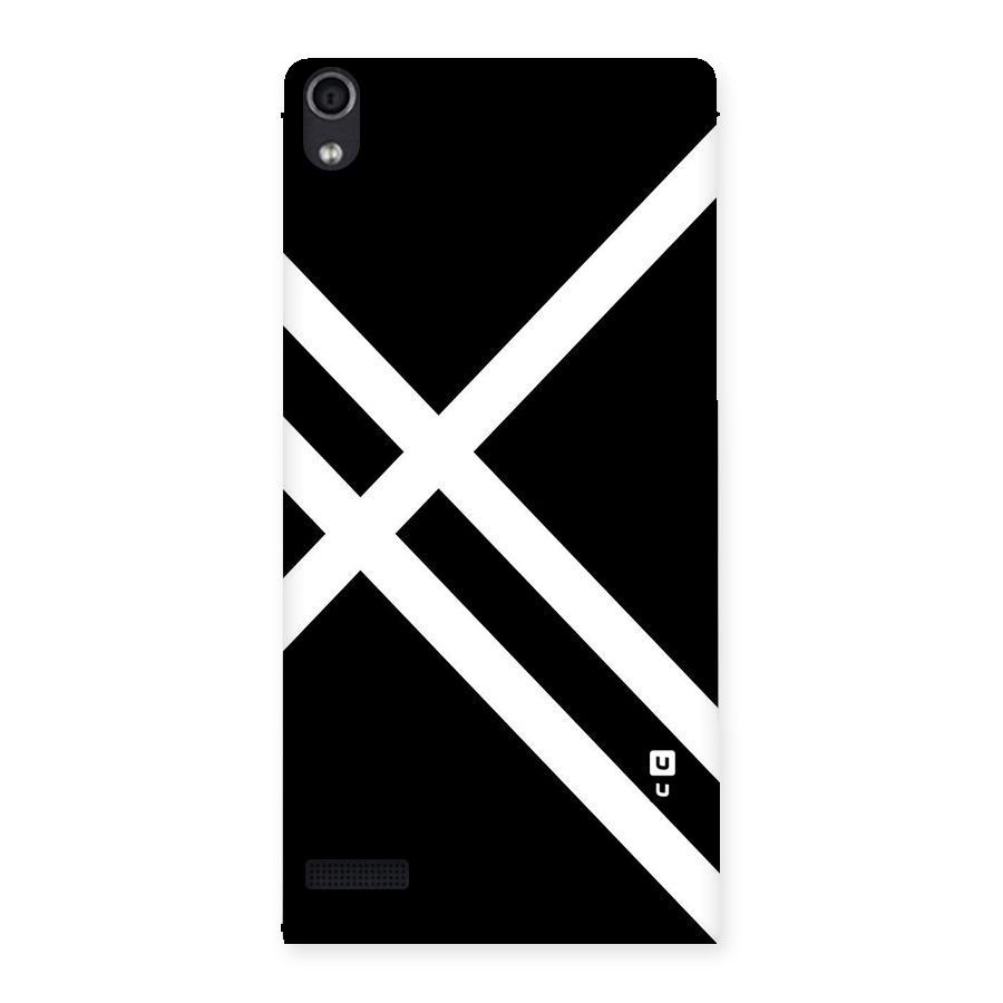 CrissCross Lines Back Case for Ascend P6