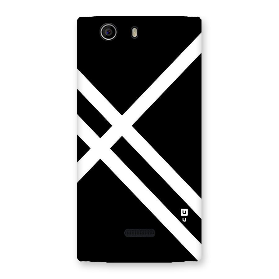 CrissCross Lines Back Case for Canvas Nitro 2 E311