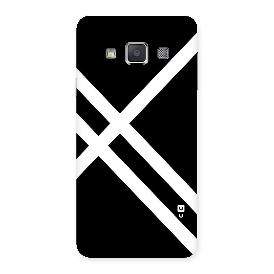 CrissCross Lines Back Case for Galaxy A3