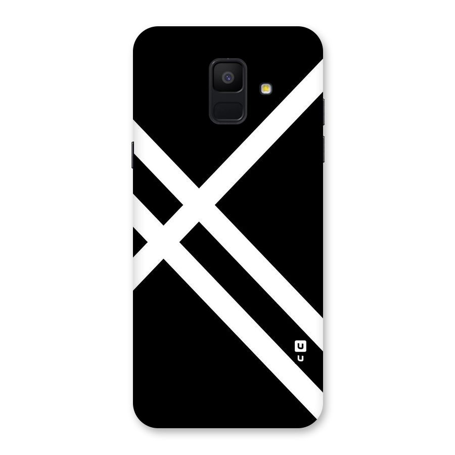CrissCross Lines Back Case for Galaxy A6 (2018)
